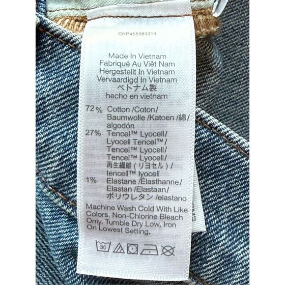 Madewell The Perfect Jean Short Snyder Wash Tencel Edition Size 26 - Picture 8 of 9